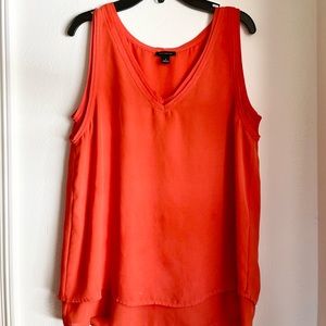 Ann Taylor Dressy Tank Top | Super Cute | Camisole | Orange | Fall Aesthetic WOW